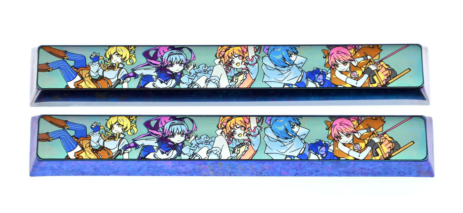 Puella Magi Madoka Magica，1U、1.25U、2.25U、6.25U、7U， Titanium alloy personalized keycaps