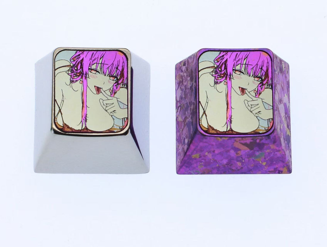 Honkai：Star Rail ， Sexy Kafka, 1U titanium alloy personalized keycap, anime and game metal creative decorative keycap.