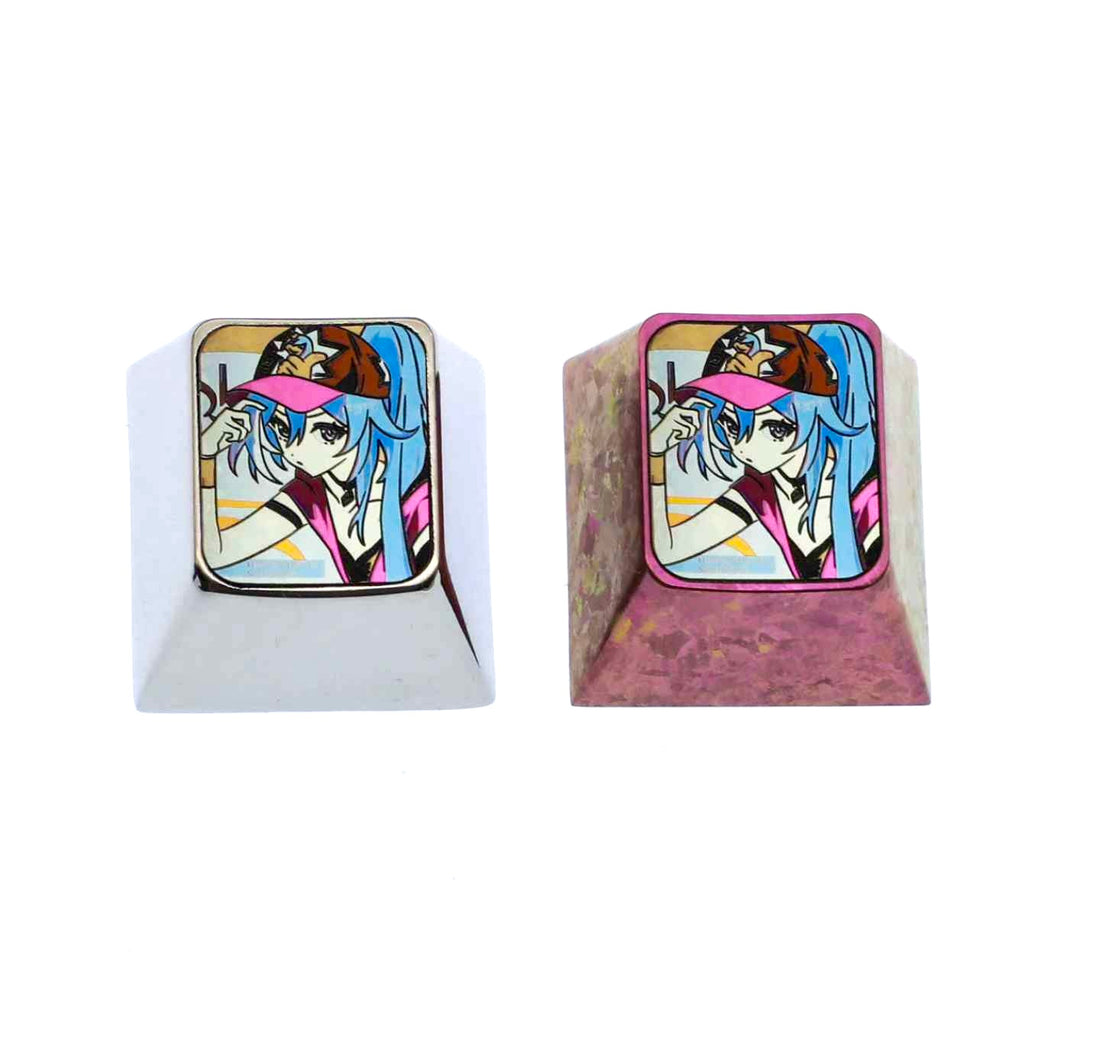 Honkai Impact 3, Herrscher of Sentience 3 titanium alloy personalized keycaps, metal keycaps carved around anime and game characters