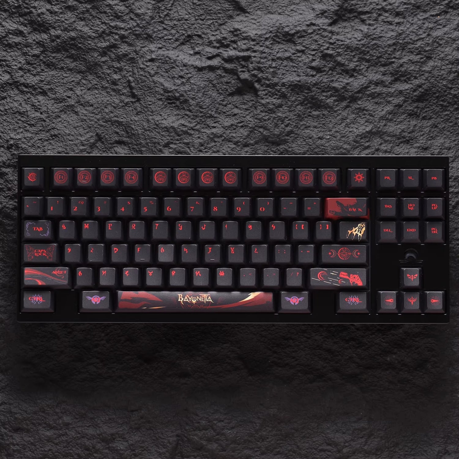 Bayonetta Theme Design, PBT material, sublimation， Personalized keycap set, original factory height mechanical keyboard decorative keycap set