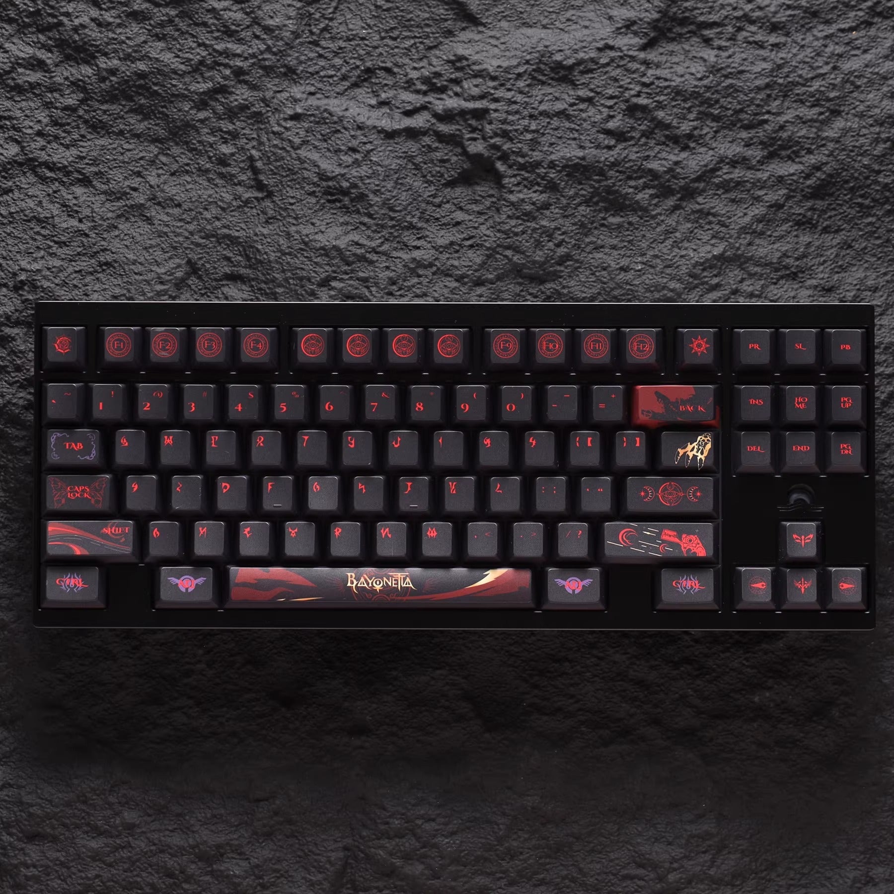 Bayonetta Theme Design, PBT material, sublimation， Personalized keycap set, original factory height mechanical keyboard decorative keycap set
