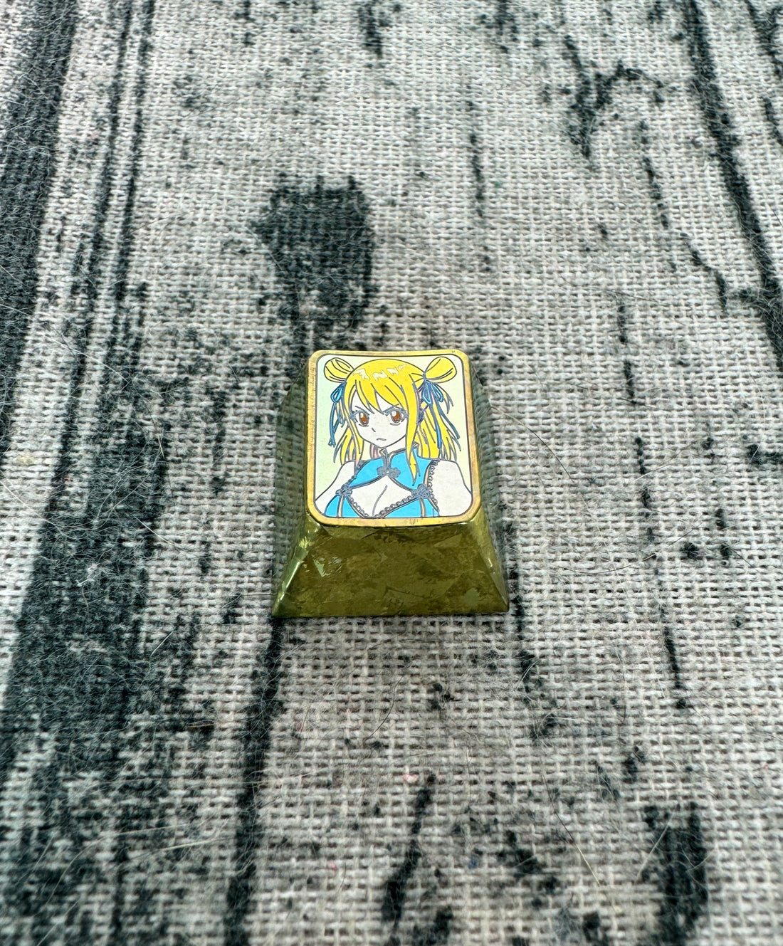 FAIRY TAIL, Colored titanium alloy carved keycaps, personalized keycaps for mechanical keyboards