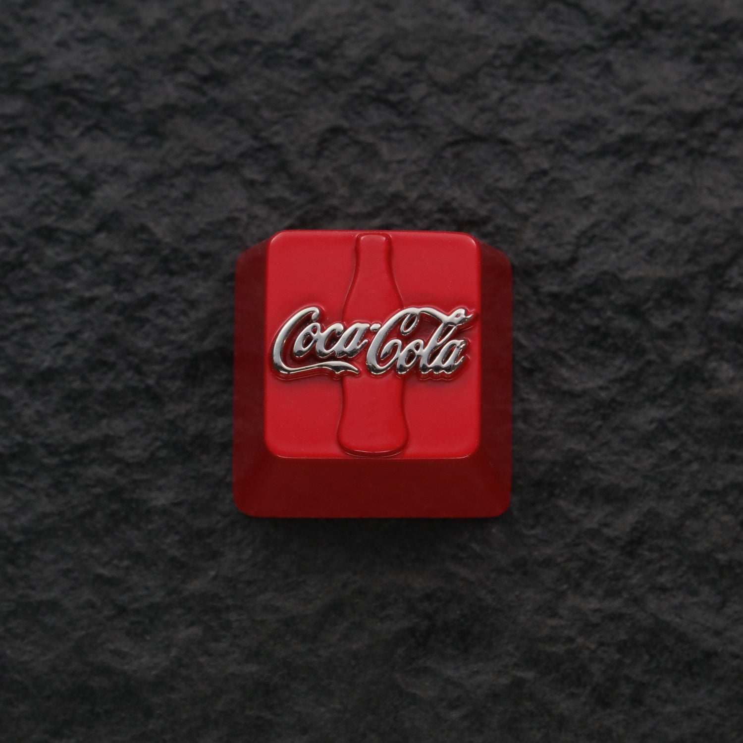 Company logo series metal CNC personalized keycap mechanical keyboard, surrounded by zinc aluminum alloy metal personalized embossed keycap keys
