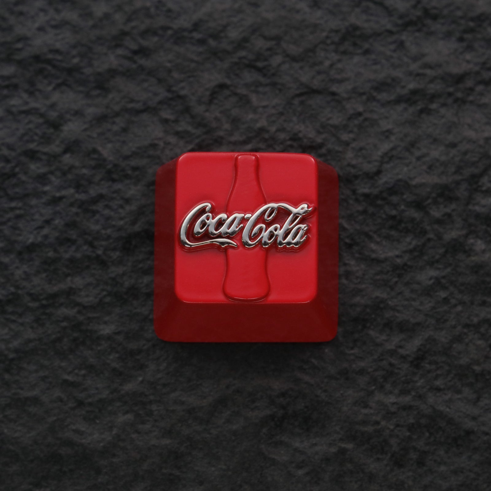 Company logo series metal CNC personalized keycap mechanical keyboard, surrounded by zinc aluminum alloy metal personalized embossed keycap keys