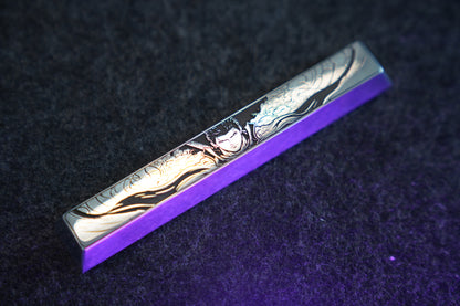 Berserk, Guts, 6.25U/7U spacebar metal personalized keycaps, anime, gaming, cultural and creative mechanical keyboard decorative keycaps