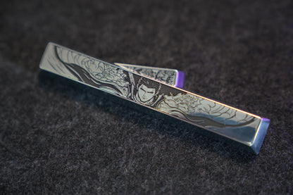 Berserk, Guts, 6.25U/7U spacebar metal personalized keycaps, anime, gaming, cultural and creative mechanical keyboard decorative keycaps
