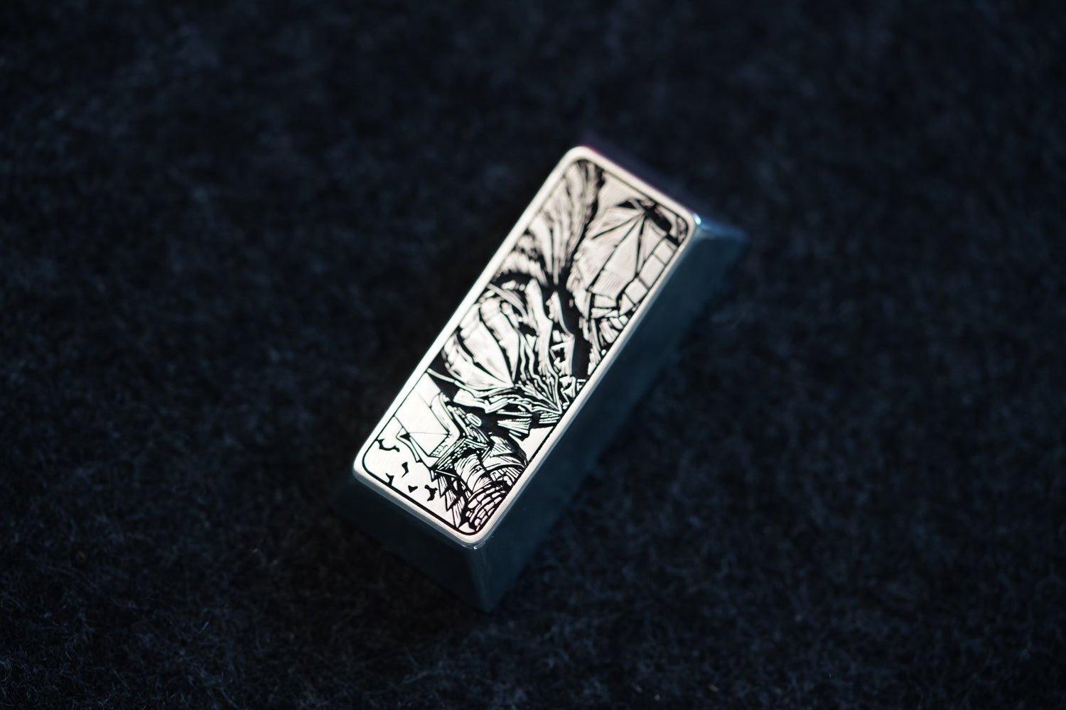 Berserk, Guts, 2.25U zinc alloy metal personalized keycaps, anime, gaming, cultural and creative mechanical keyboard decorative keycaps