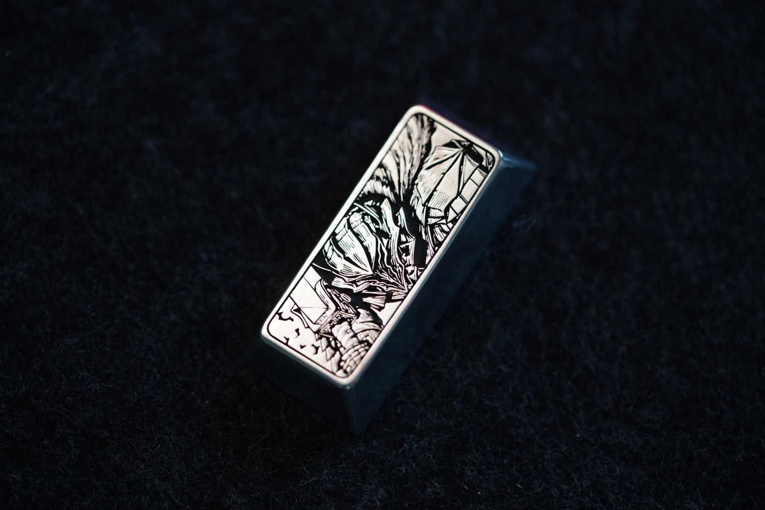 Berserk, Guts, 2.25U zinc alloy metal personalized keycaps, anime, gaming, cultural and creative mechanical keyboard decorative keycaps