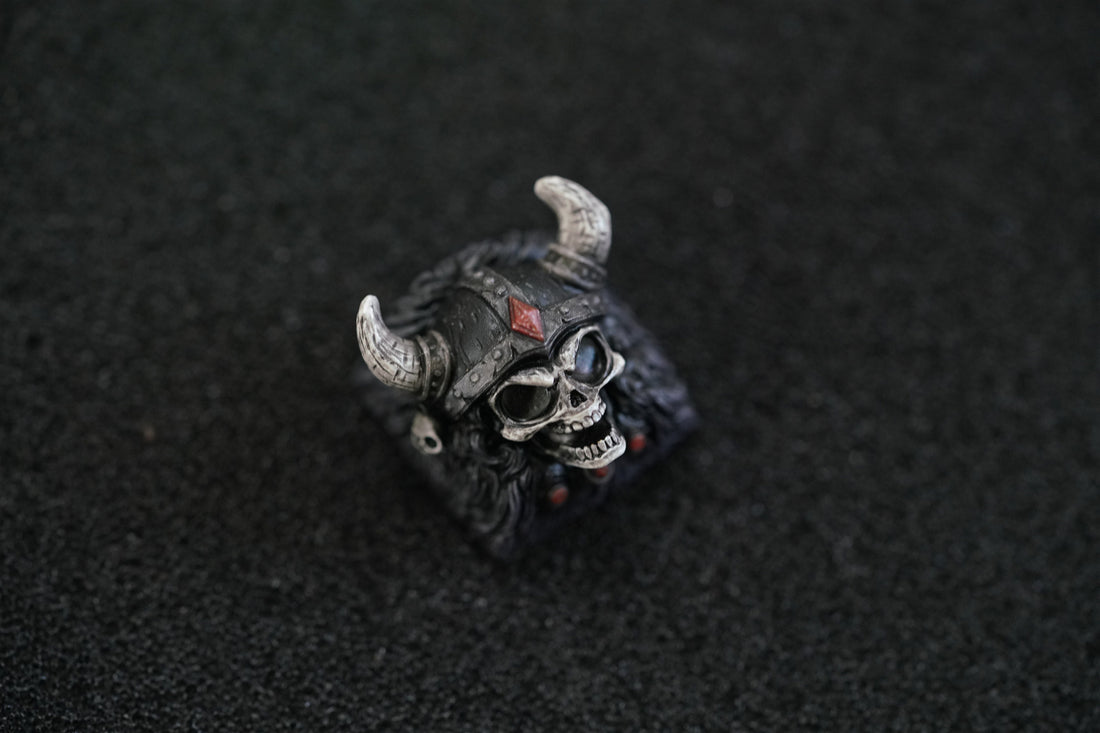 Skeleton Warrior, multi-color resin molding, mechanical keyboard decorative keycaps, 002/003 color scheme