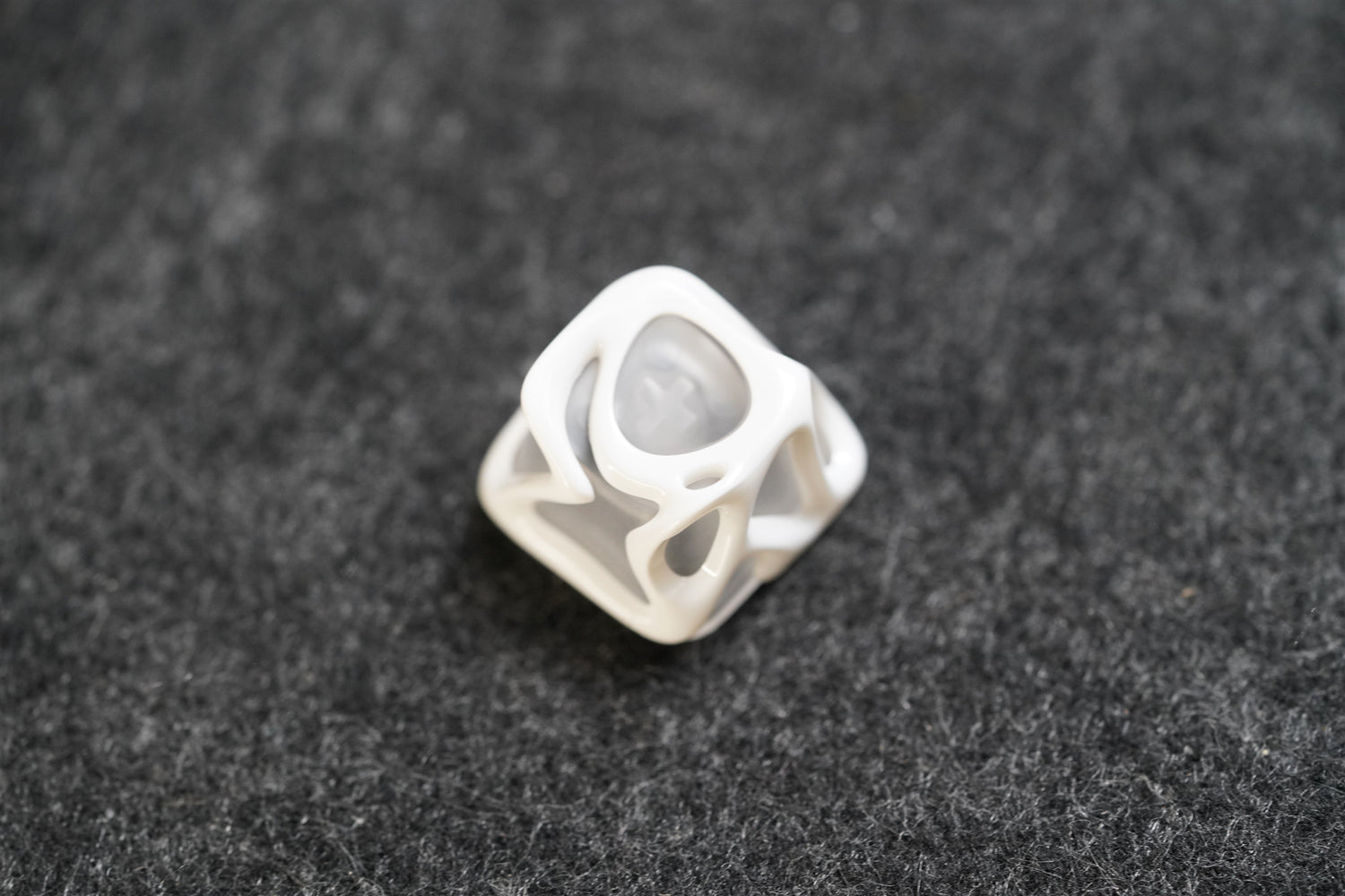 Hollow out personalized creative keycap matte transparent metal texture personalized keycap ABS+PC electroplating process no character design
