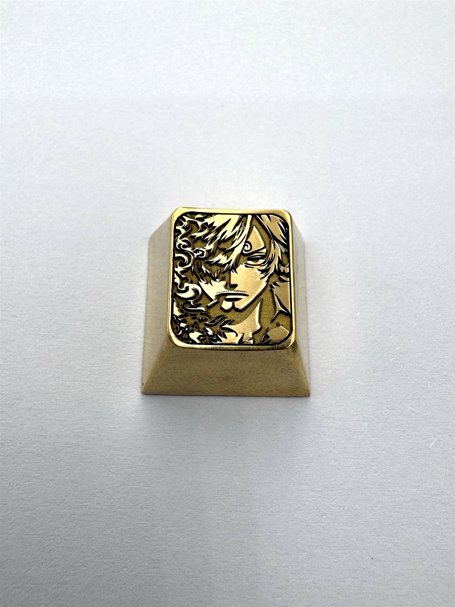 One Piece, brass personalized keycaps, metal keycaps around anime and game characters