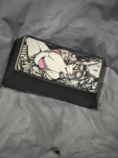 Azur Lane, 2U titanium alloy black billet, anime and game culture creative personalized keycap