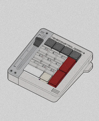 WinMix Capzine NUM-CAPS digital personalized keycap set, aluminum alloy CNC material decorative keycaps