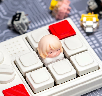 Delicious in Dungeon theme secondary creation, 3 D printing, not corroded or faded, three-dimensional modeling, anime, gaming, cultural creativity, personalized keycaps, mechanical keyboard decoration keycaps
