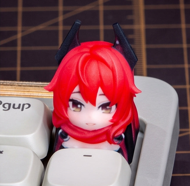 NIKKE：The Goddess of Victory，3D printing, not corroded or faded, three-dimensional modeling, anime, gaming, cultural creativity, personalized keycaps, mechanical keyboard decoration keycaps