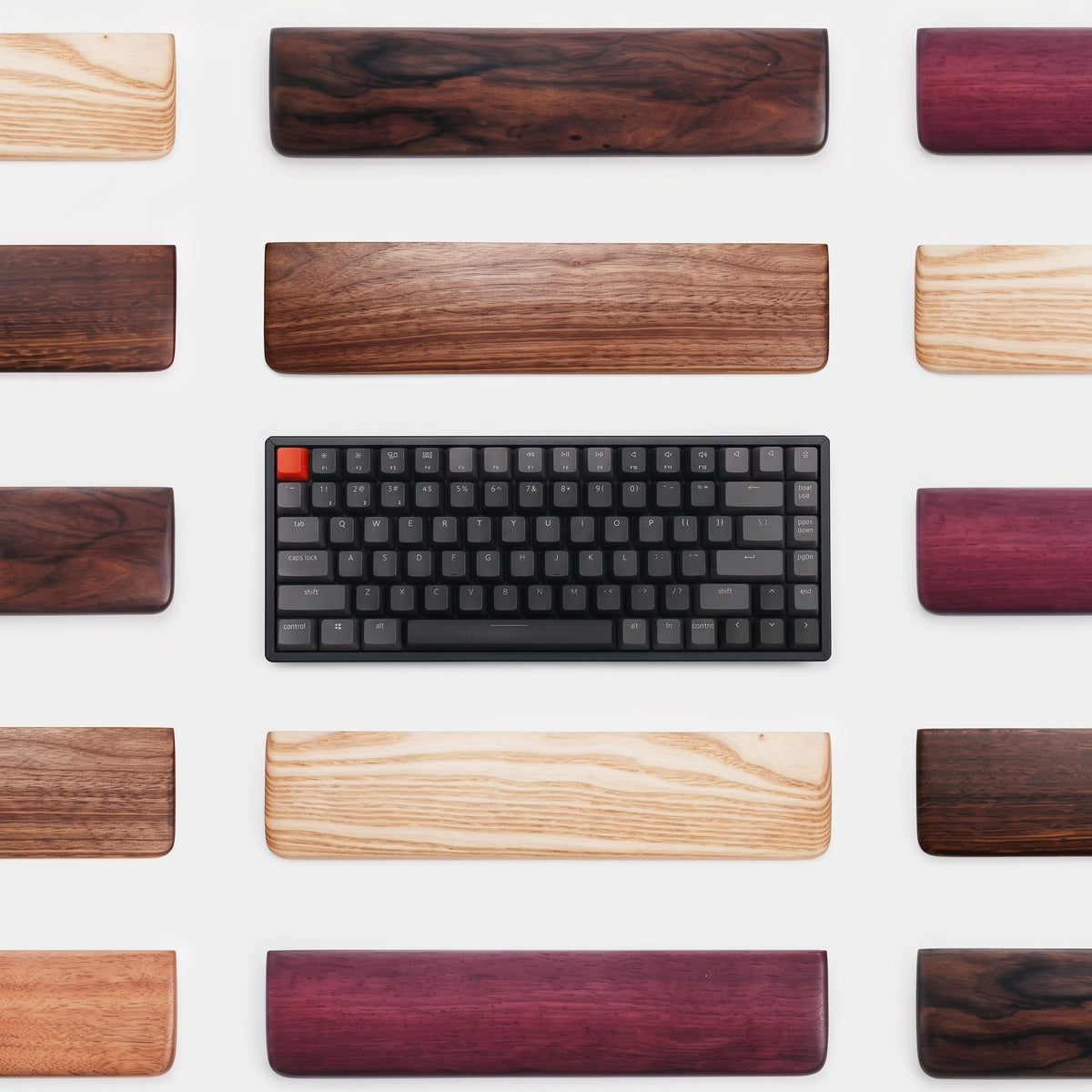 Solid Wood Wristrest, Customized Wood Material Keyboard Hand Support Palm Rest, Keyboard Peripheral Accessories