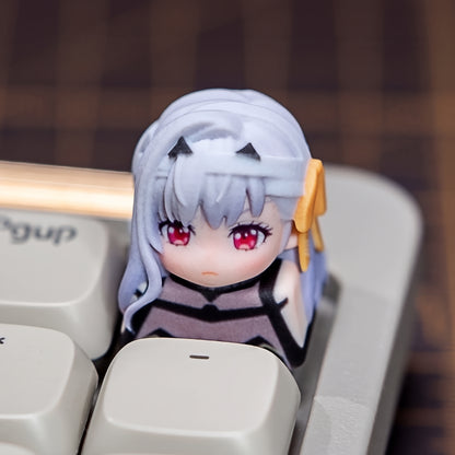 NIKKE：The Goddess of Victory，3D printing, not corroded or faded, three-dimensional modeling, anime, gaming, cultural creativity, personalized keycaps, mechanical keyboard decoration keycaps