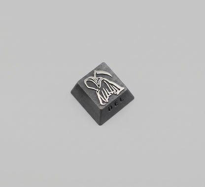 Thanatos/Reaper, DEL 1 U titanium alloy personalized keycaps, anime and game cultural creative keycaps, mechanical keyboard decorative keycaps