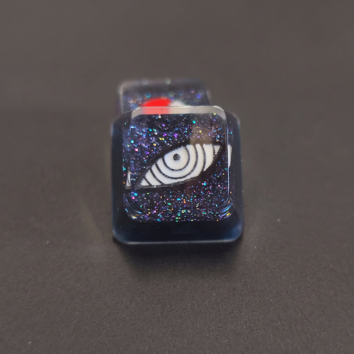 NARUTO theme, NARUTO symbol/ logo，crystal resin personalized keycaps, game culture creative keycaps, Mechanical keyboard decorative keycaps