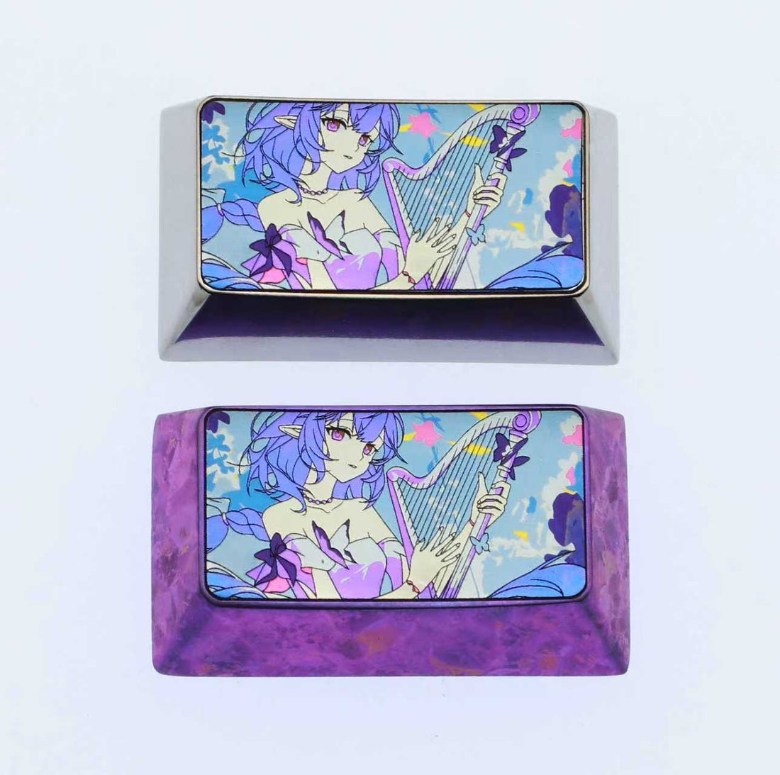 Honkai: Star Rail, 1.75U (TAB, Shift) Castor titanium alloy personalized keycaps, anime game decorative keycaps, metal carving art keycaps