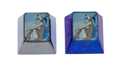 Honkai: Star Rail, Firefly, 1U titanium alloy personalized keycaps, metal decorative keycaps around anime and game characters