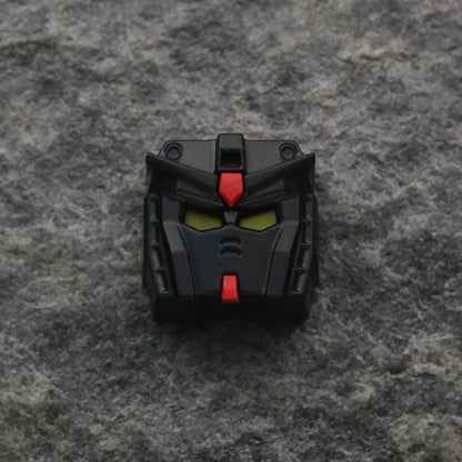 Mobile Suit Gundam， Aluminum alloy CNC personalized keycaps, metal anime decorative art keycaps