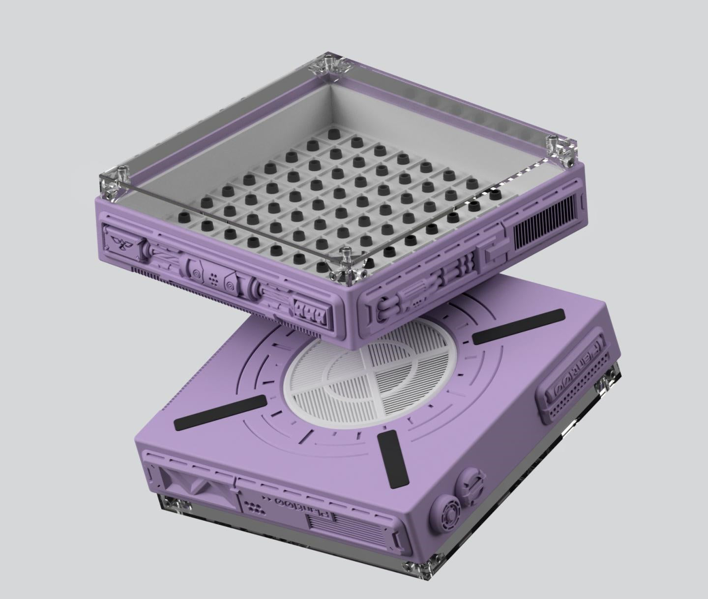 Plant100v2 keycap hibernation cabin storage display box 3D printing customized dustproof table decoration customization