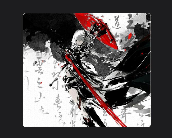 Tempered glass micro etching process mouse pad, high-definition pattern customized professional mouse pad（+7）