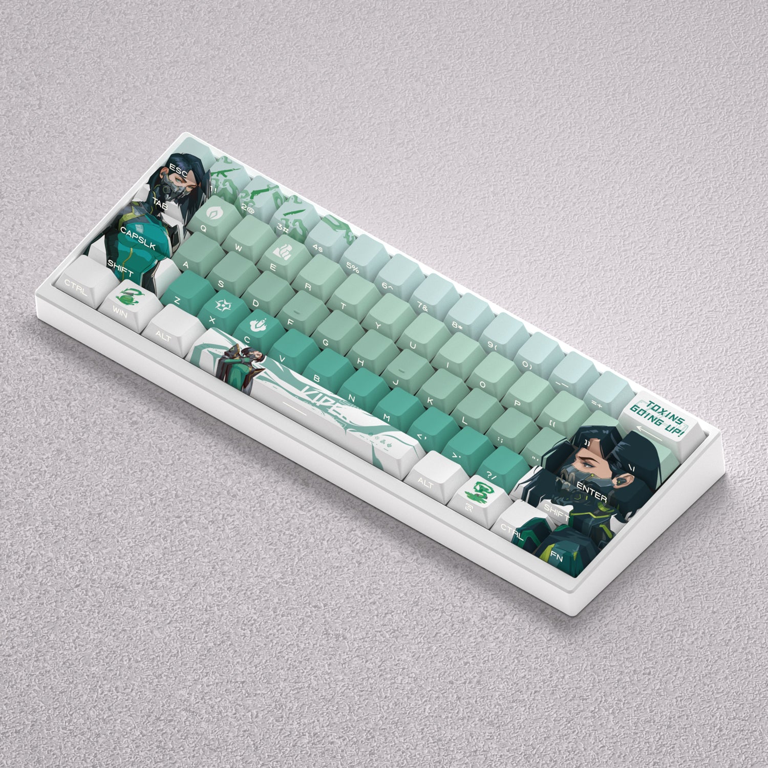 VALORANT Theme Keycap Series, Anime Game Creative Personalized Keycap Set PBT Material Original Factory Height Sublimation