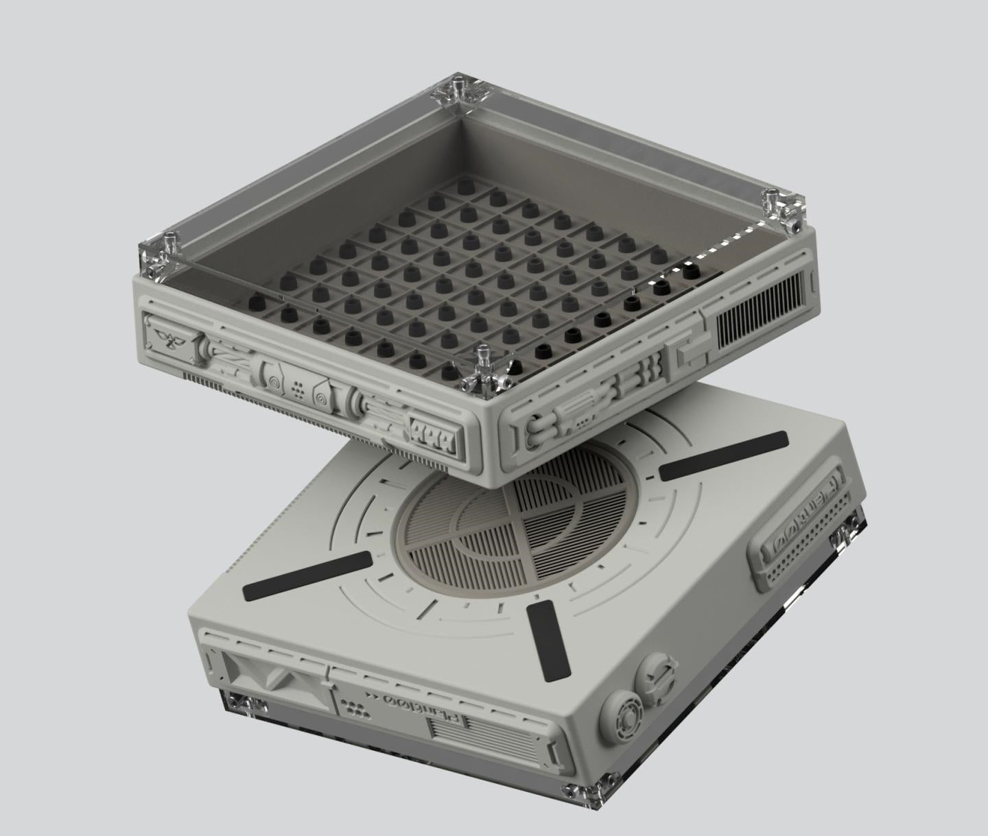 Plant100v2 keycap hibernation cabin storage display box 3D printing customized dustproof table decoration customization