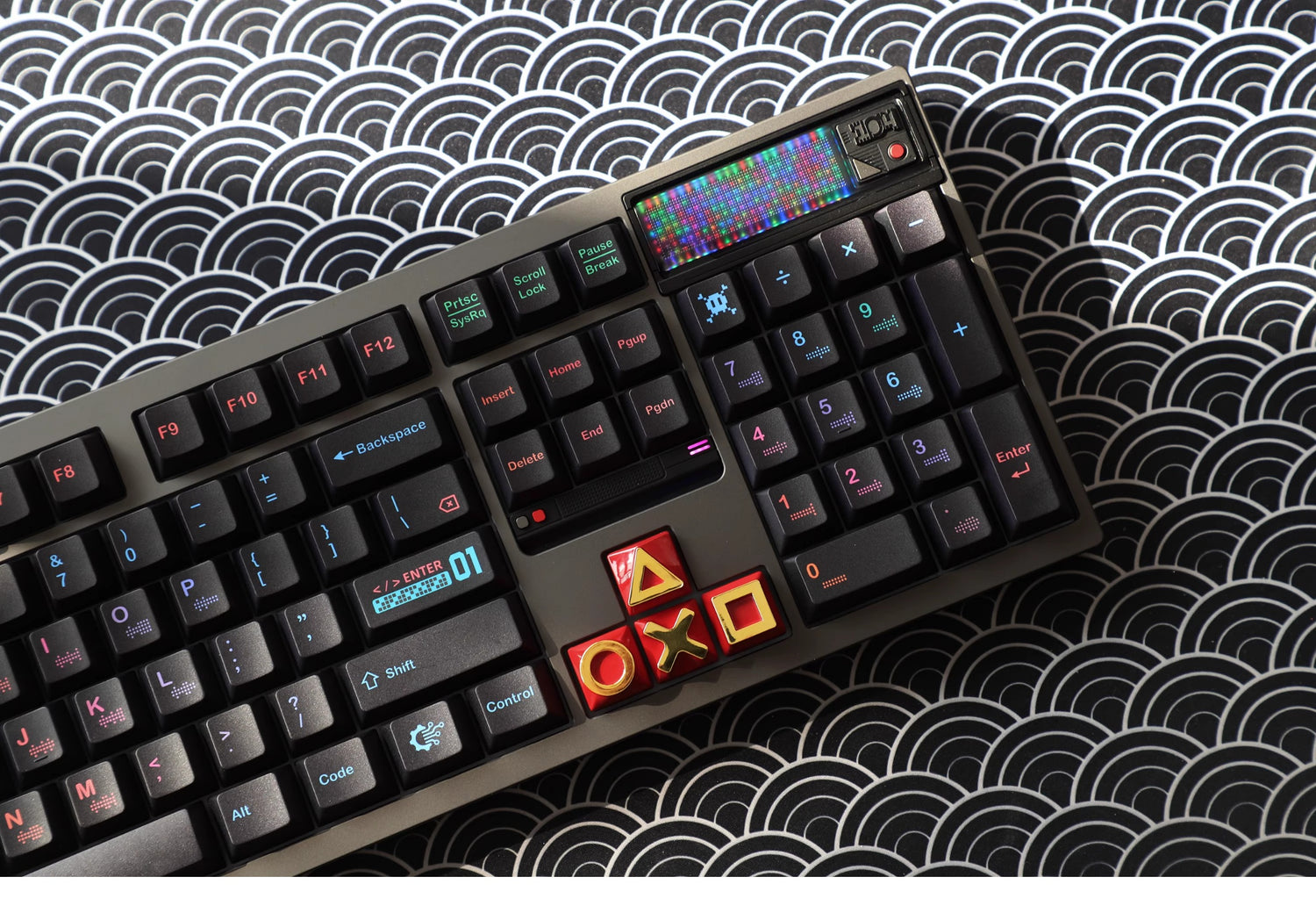 Metal keycaps, game console themed keycaps, mechanical keyboards, personalized keycaps, all metal game console keycaps, decorative keycaps