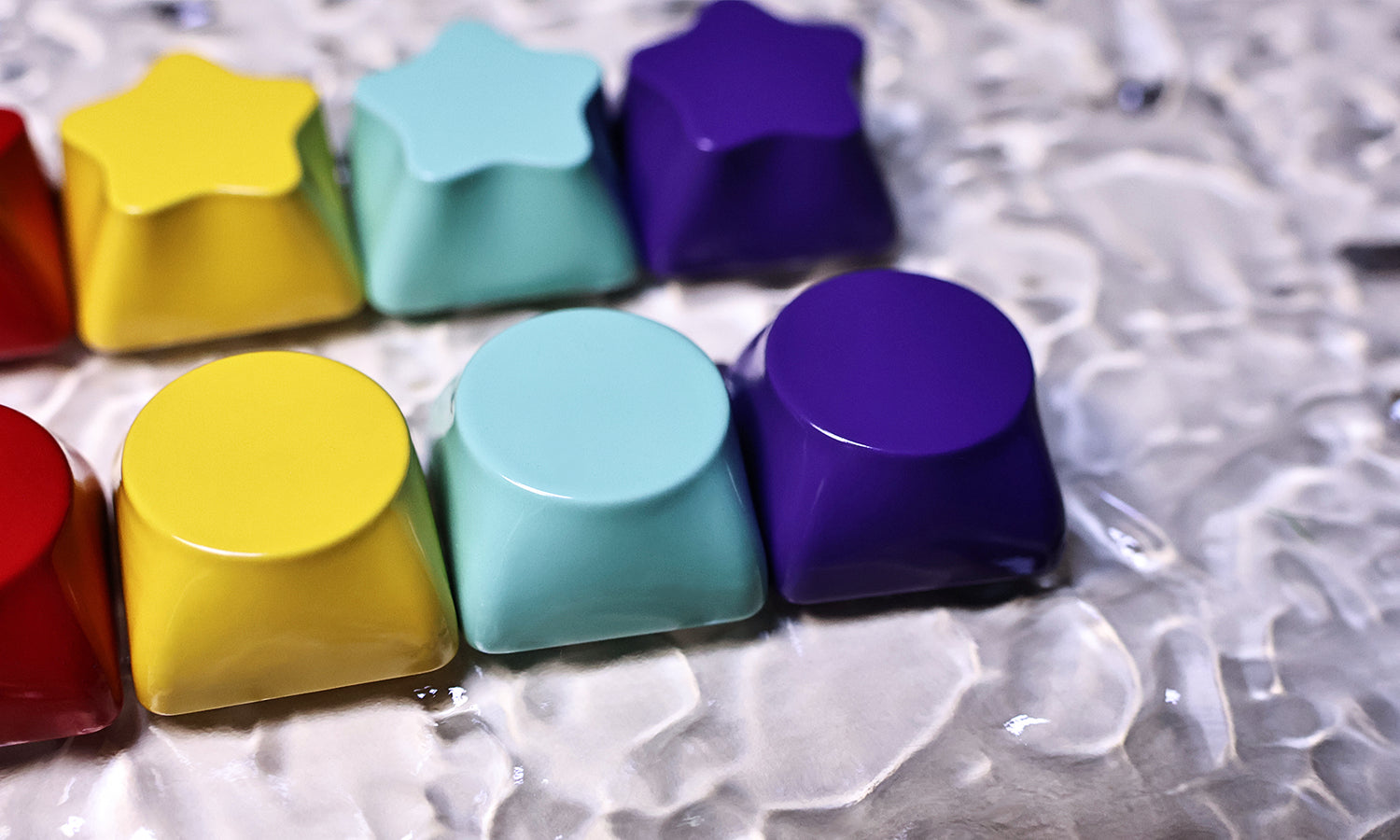 Original Alien Personalized Keycaps Star Aluminum Alloy Keycaps Metal Paint CNC Processing Customized Mechanical Keyboard Keycaps