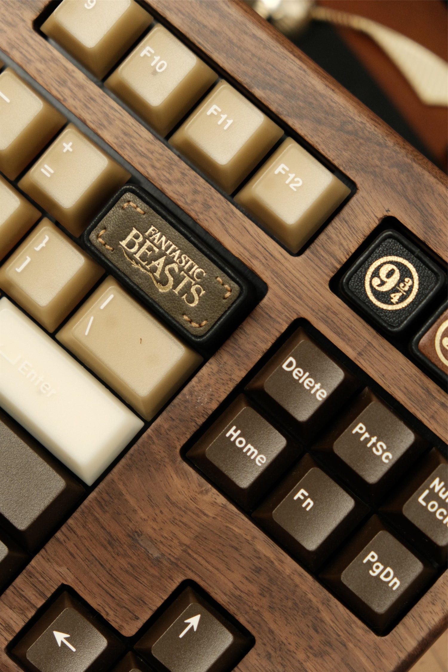 Harry Potter, Animali Fantastici e Dove Trovarli Handmade 2U Leather Handmade Keycaps Retro Style Art Keycaps