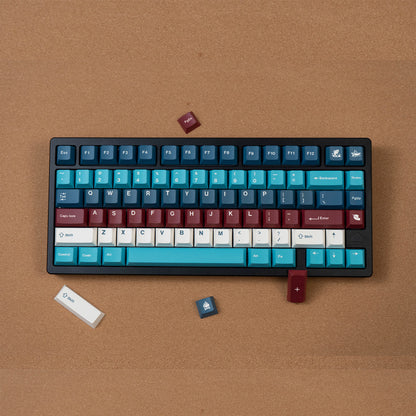 Emerald Lake Mechanical Keyboard Keycaps PBT Thermal Sublimation Customized Original Factory Height Set Keycaps