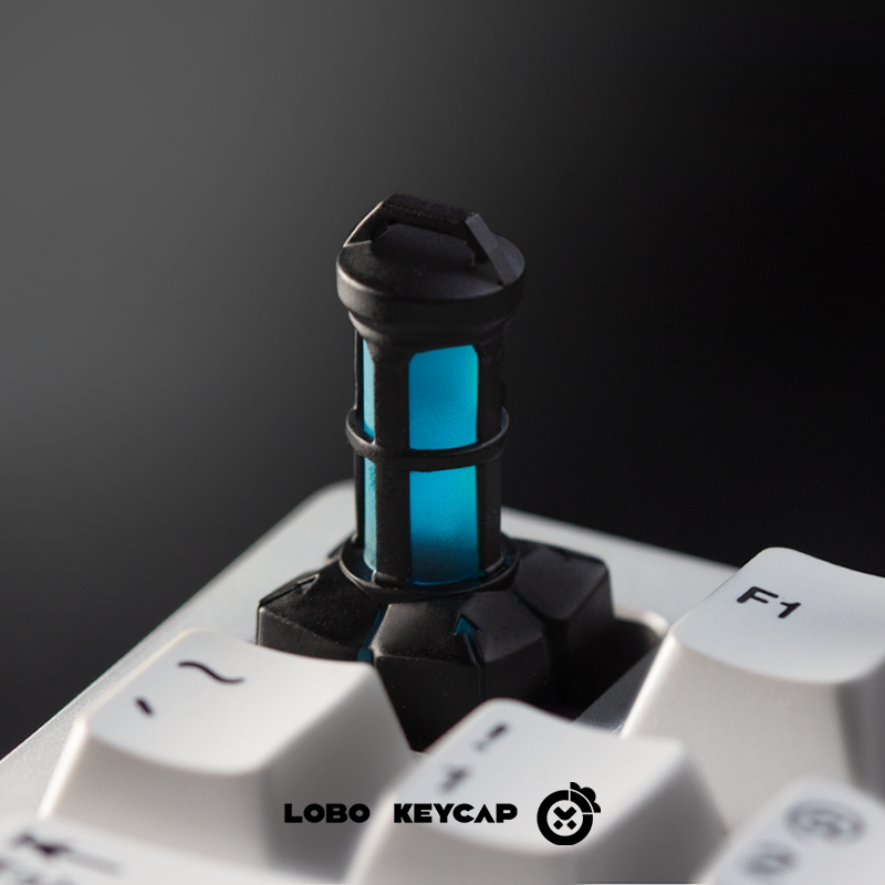 VALORANT， Radiant energy core, resin translucent, personalized keycaps, handmade artisan art keycaps
