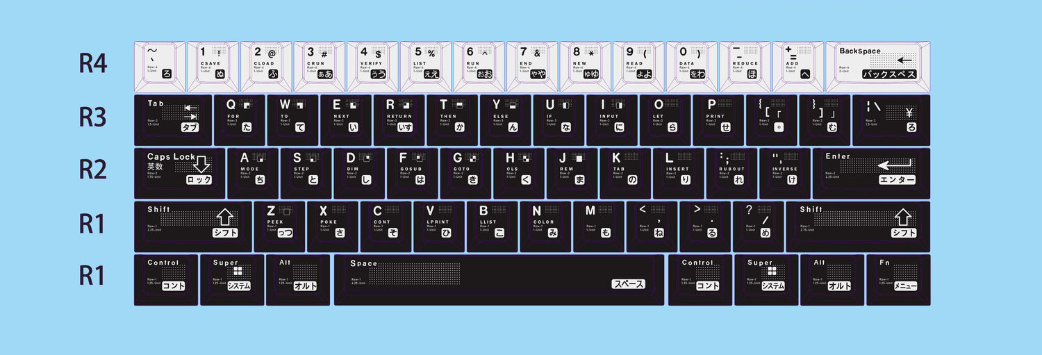 Parameterized aluminum alloy CNC keycap set, metal personalized keycap original factory height set