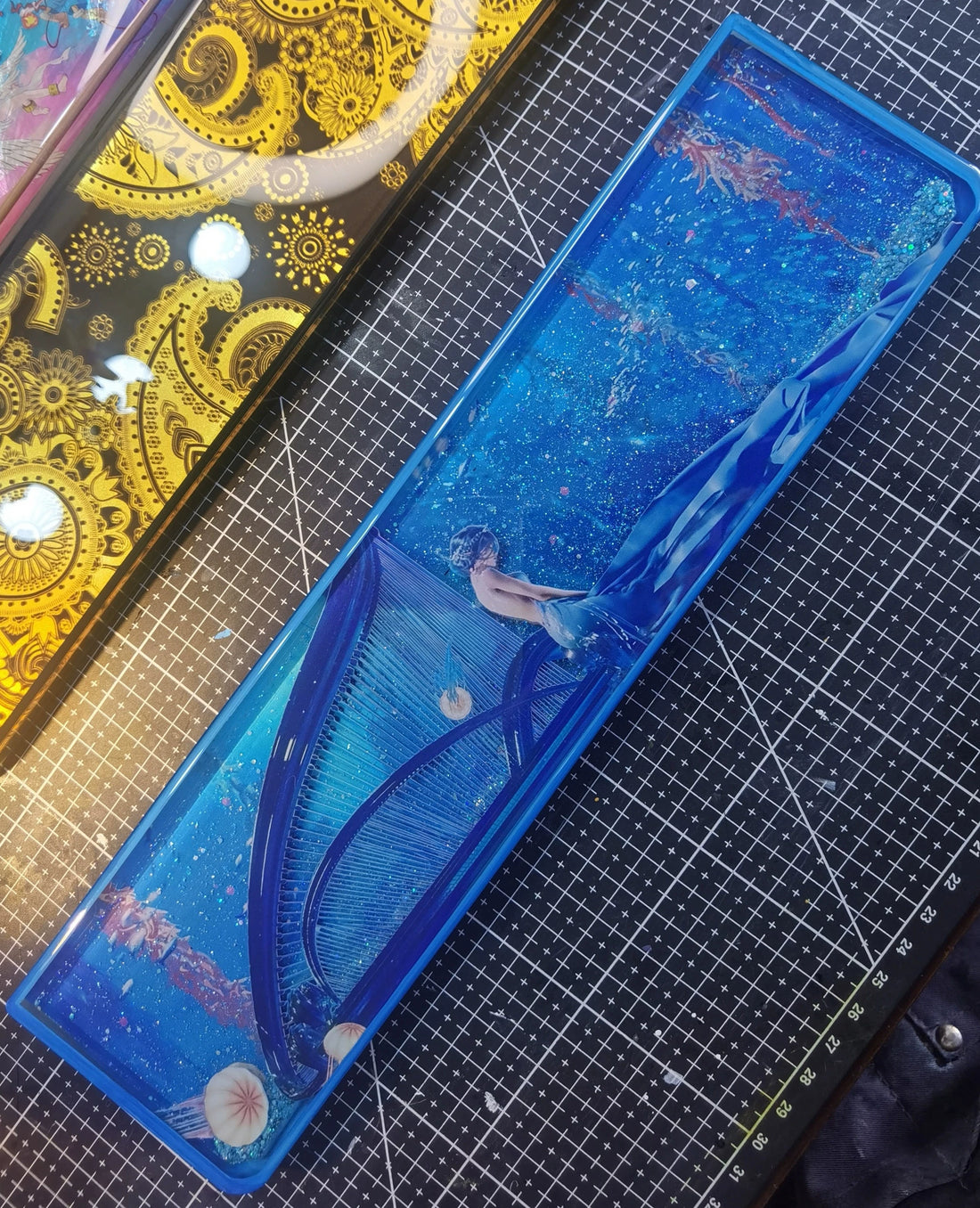 Ghost Blade series, fully hand-painted, keyboard resin handle, palm rest, keyboard peripheral accessories