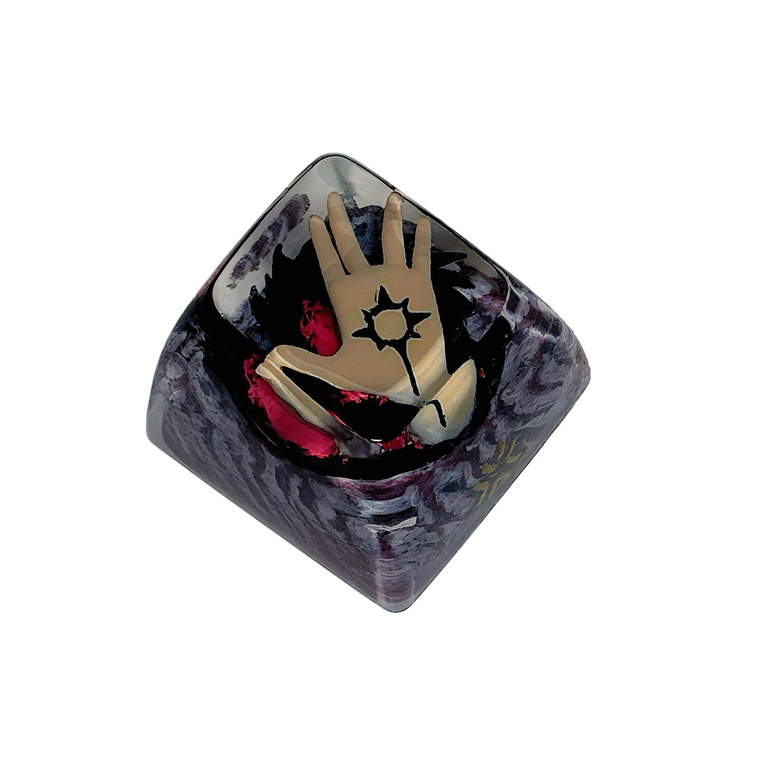 VALORANT, Vampire, Crystal drops of glue material, anime and game creative personalized keycaps, handmade keycaps