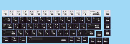 Parameterized aluminum alloy CNC keycap set, metal personalized keycap original factory height set