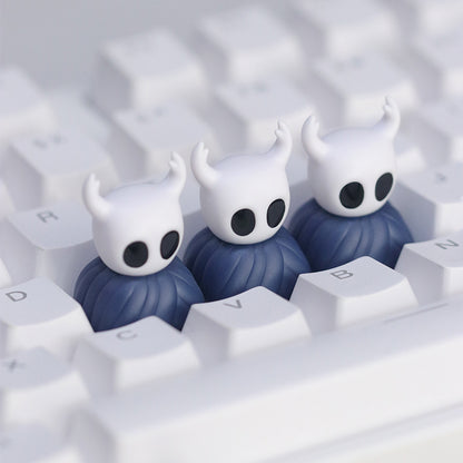 The Hollow Knight series, Makoto Kojo，The Knight， Multi colored resin molded personalized keycaps.