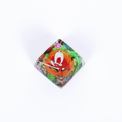 The Hollow Knight, Hollow Knight: Silksong，Crystal drops of glue seals, resin personalized keycaps, anime game artisankeycaps