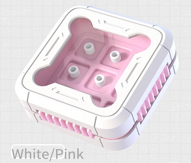 9-key spacecraft design, 3D printed resin keycap box, personalized keycap storage box, dust-proof magnetic absorption nano keycap customized display keycap box with multiple colors to choose from