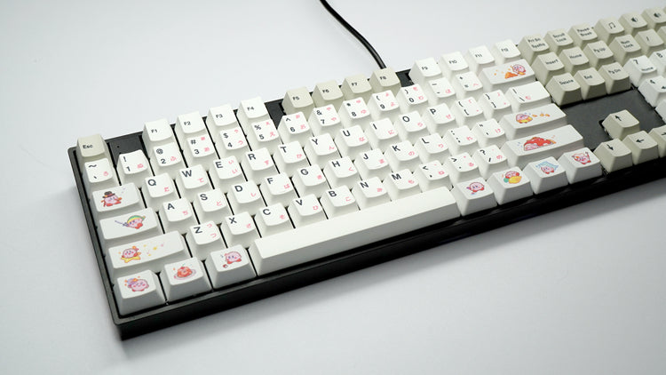 Star Kirby, Heat Sublimation Personalized Pattern 1U, PTB Material Personalized Decorative Keycap Set