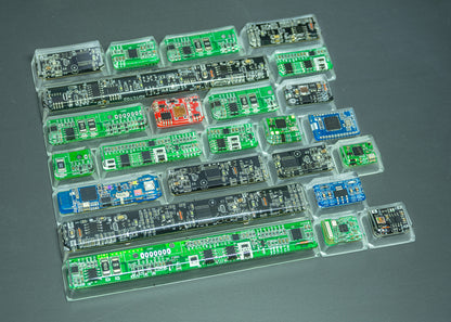 Circuit board design personalized keycaps Crystal drops of glue sealing circuit board decorative keycaps