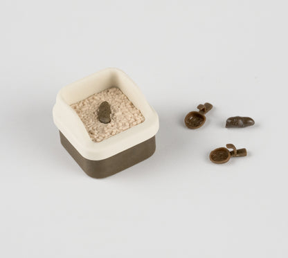 Cat litter box keycaps, personalized keycaps, mechanical keyboard peripherals, funny and creative keycaps