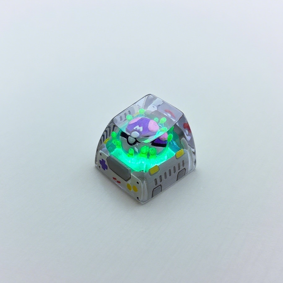 Pok é mon, Pok é Ball series, Crystal drops of glue material personalized keycaps artisankeycaps decorative keycaps
