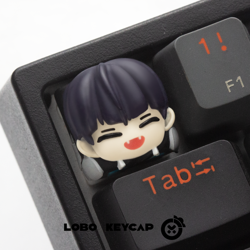Kaiju No. 8, Personalized resin art keycaps, mechanical keyboard keycaps