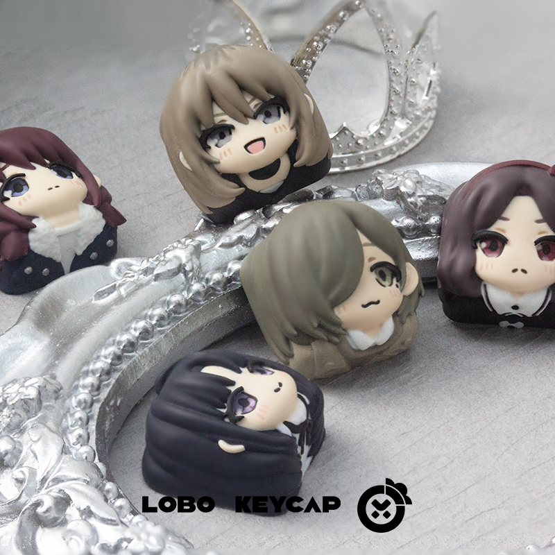 Weeping Girl Band! Theme keycaps, personalized resin mechanical keyboards, artistic keycaps
