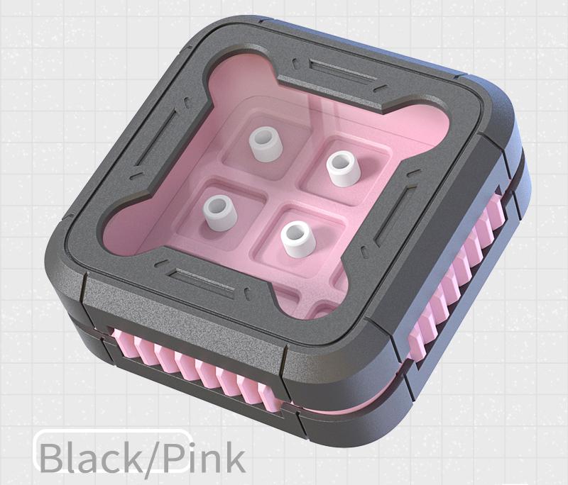 9-key spacecraft design, 3D printed resin keycap box, personalized keycap storage box, dust-proof magnetic absorption nano keycap customized display keycap box with multiple colors to choose from