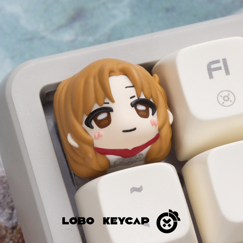 Sword Art Online， Ex-Chronicle Ver， Personalized resin art keycap mechanical keyboard